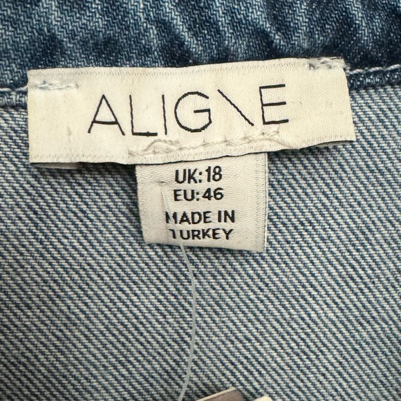 ALIGNE Gabriella Denim Midi Dress Size 14 - Picture 10 of 14